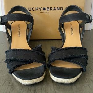 Lucky Brand (Used) Black Wedge Shoes